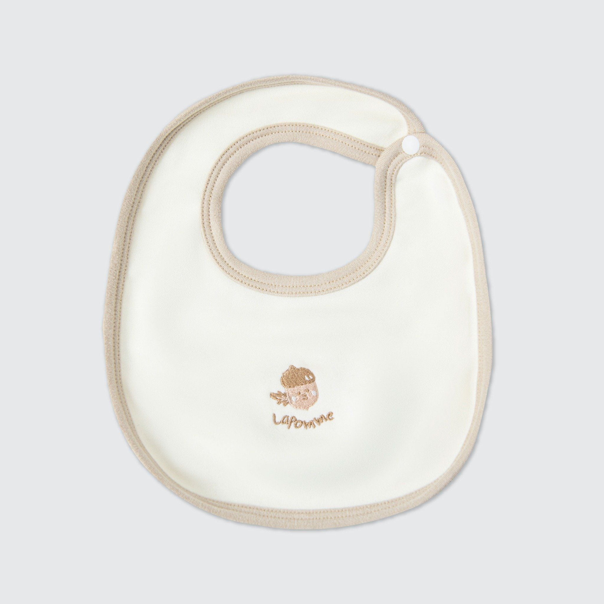  Yếm sơ sinh La Pomme phối màu dễ thương 