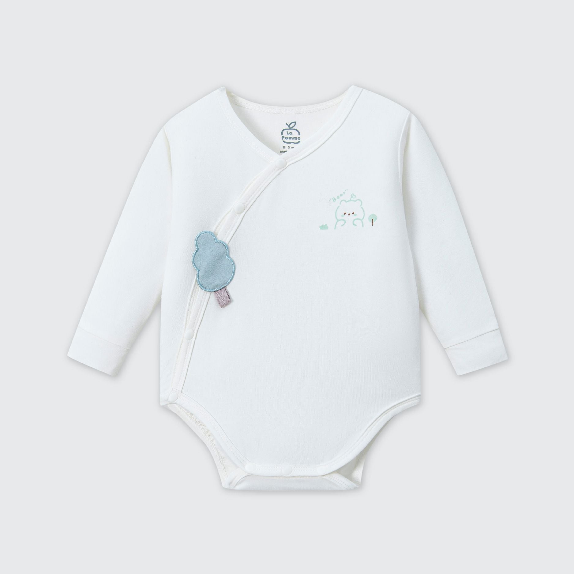  Body chip dài tay La Pomme mềm mịn đón con yêu 