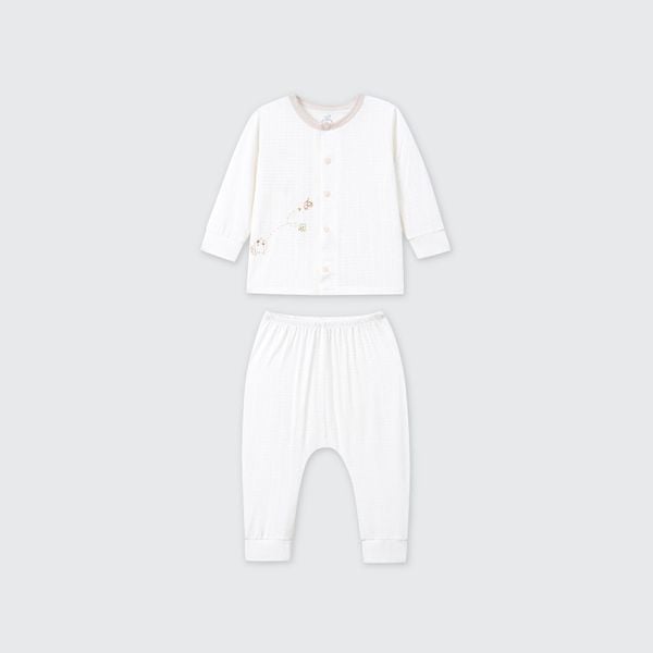  Bộ dài tay cúc thẳng La Pomme truy tìm hạt dẻ 