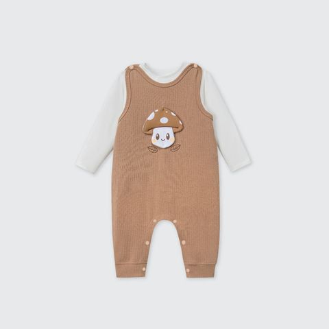  Set bộ yếm rời kèm áo dài tay La Pomme khu rừng vui nhộn 