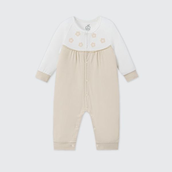  Body dài tay La Pomme phối màu họa tiết nhí 