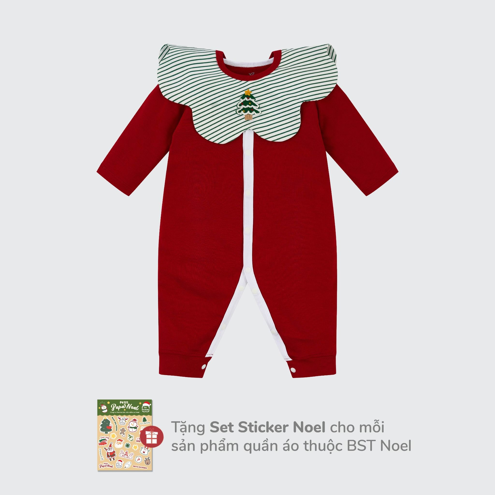  Body dài tay La Pomme cây thông hạnh phúc 