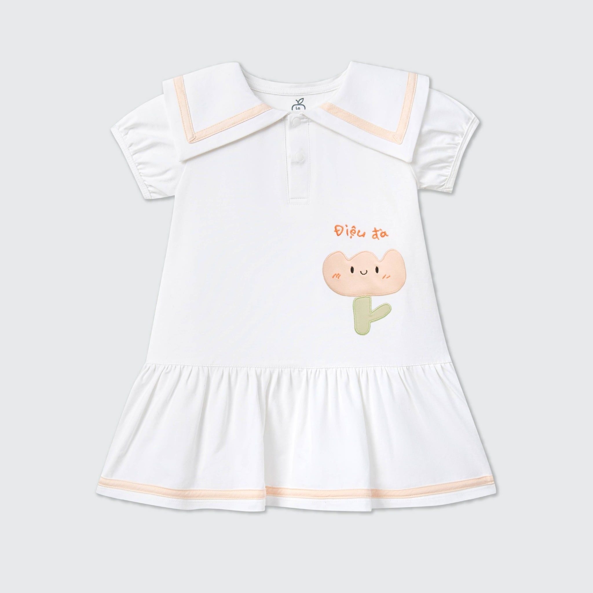  Đầm cộc tay La Pomme dạo chơi cùng nắng mai 