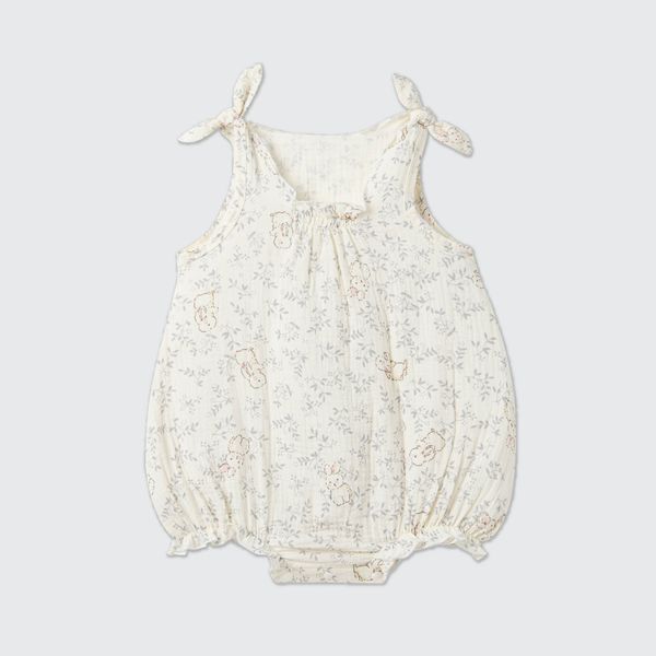  Body sát nách La Pomme họa tiết vườn cổ tích của thỏ con 