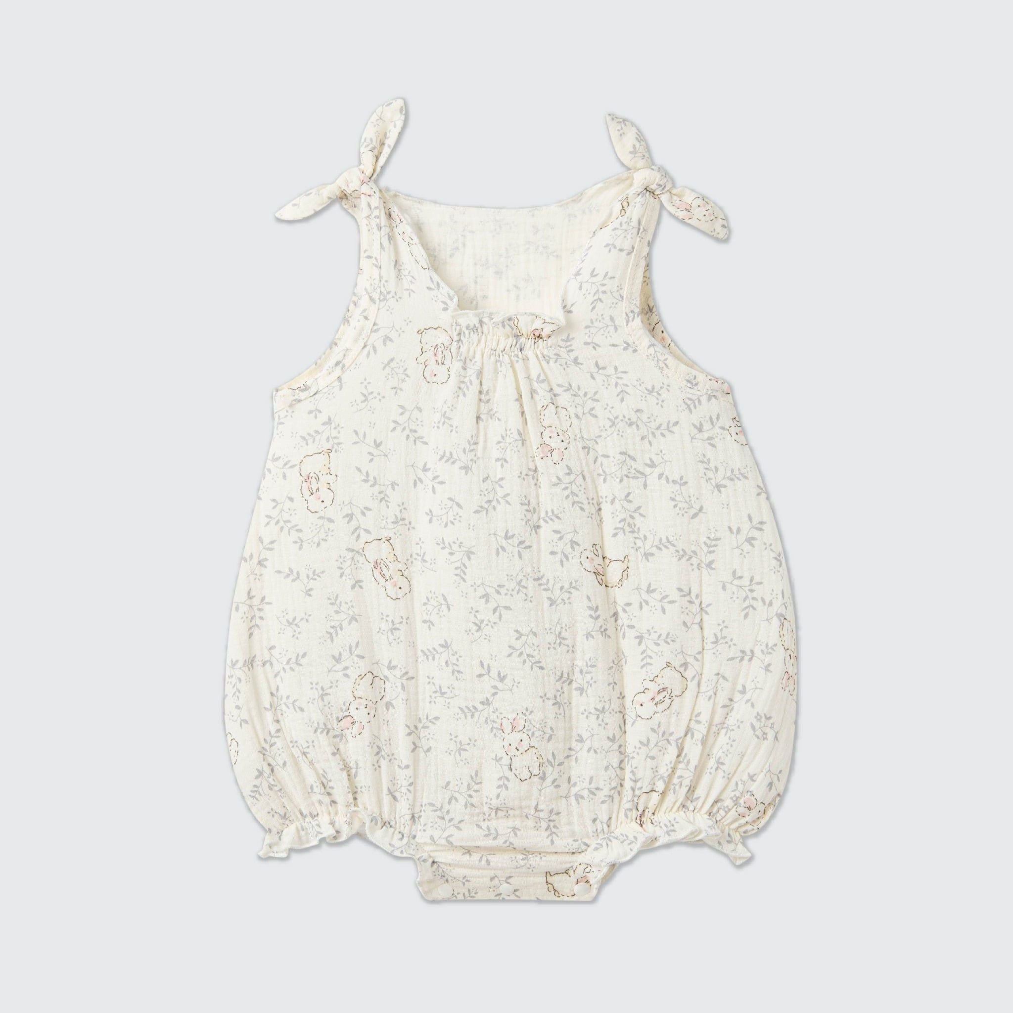  Body sát nách La Pomme họa tiết vườn cổ tích của thỏ con 