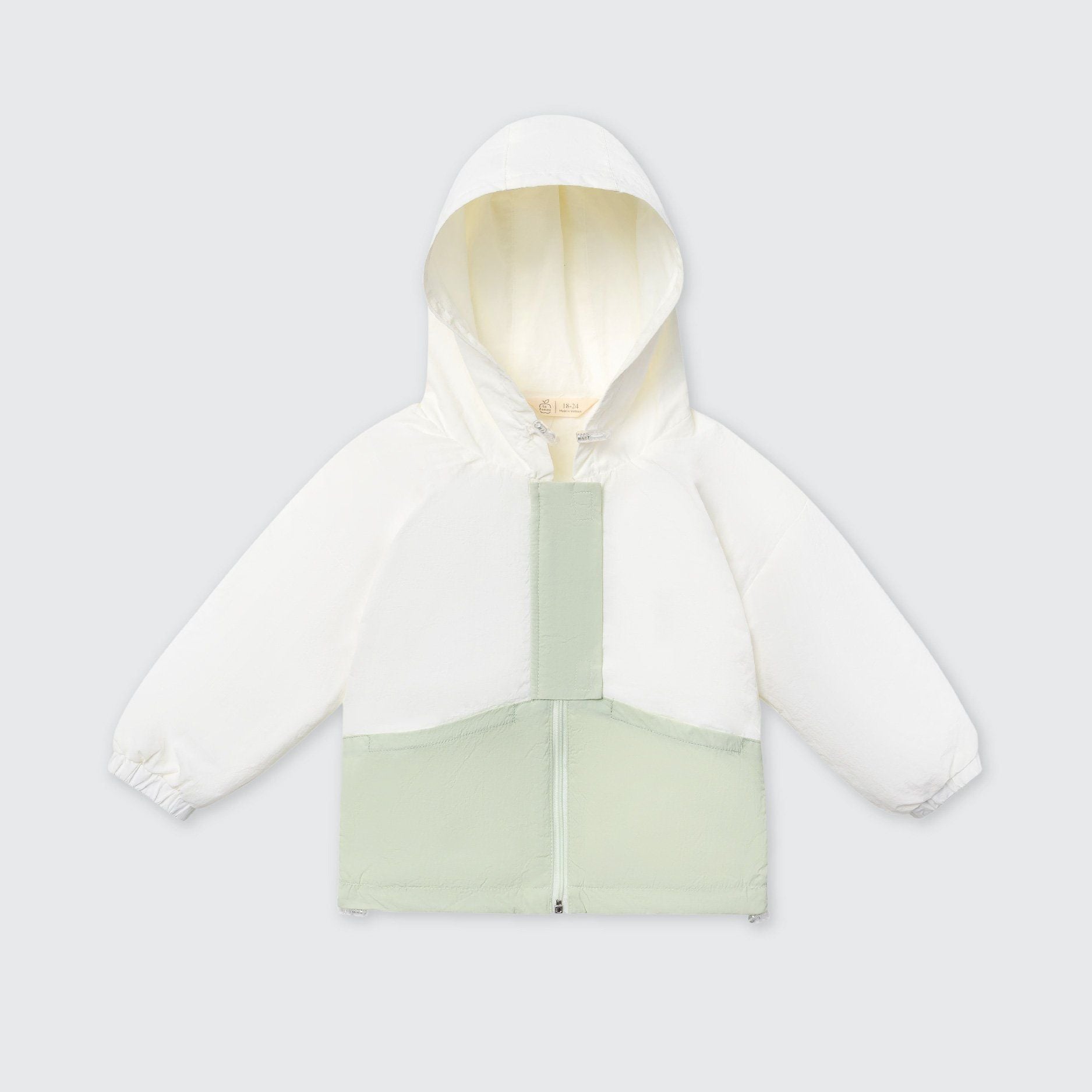  Áo khoác La Pomme phối màu happy everyday 