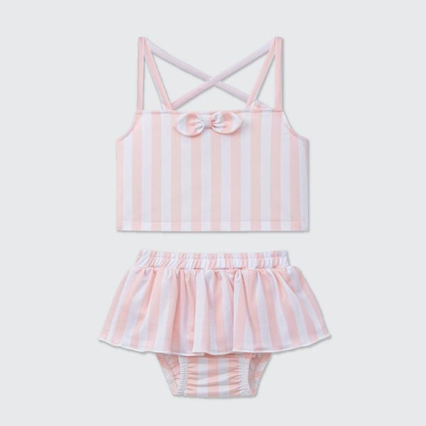  Bộ bơi rời hai dây La Pomme váy xòe kẹo ngọt trên bờ biển 