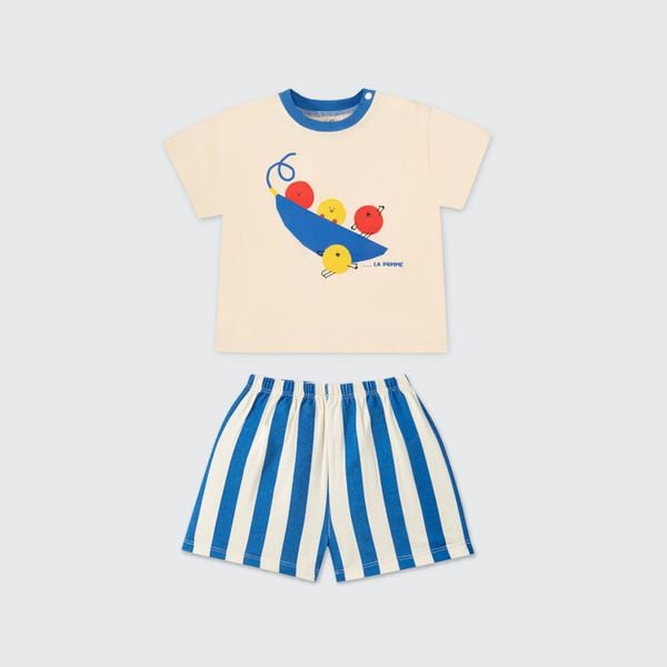  Bộ cộc tay La Pomme đoàn nhà đậu vui chơi 