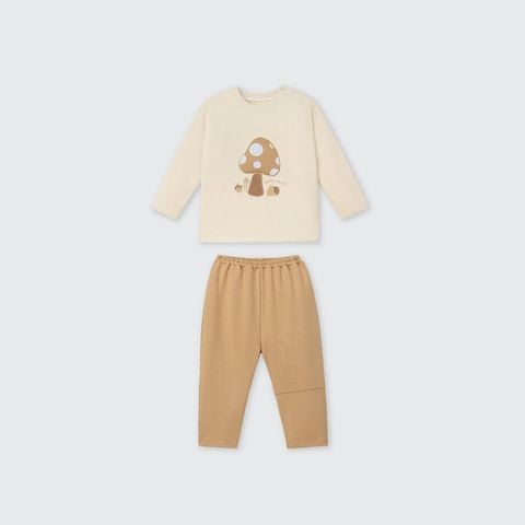  Bộ dài tay La Pomme túi ốp cùng săn hạt dẻ 