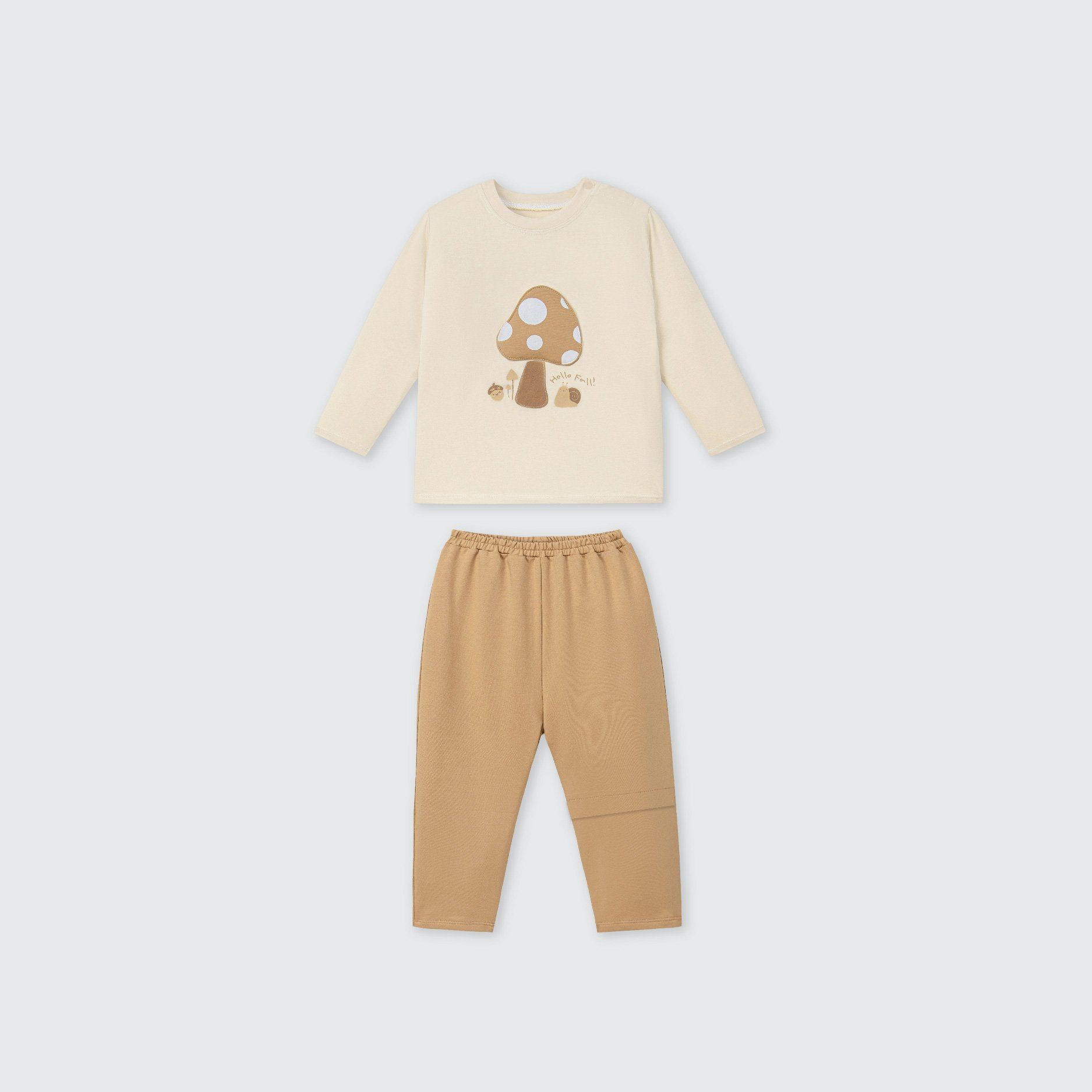  Bộ dài tay La Pomme túi ốp cùng săn hạt dẻ 