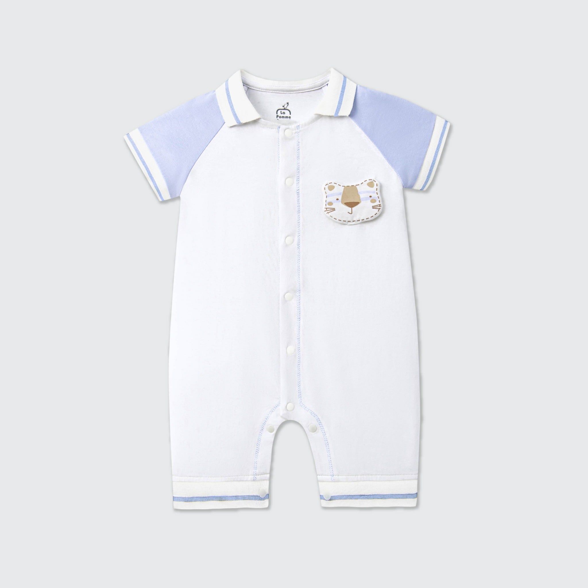  Body cộc tay La Pomme raglan hổ con thanh lịch 