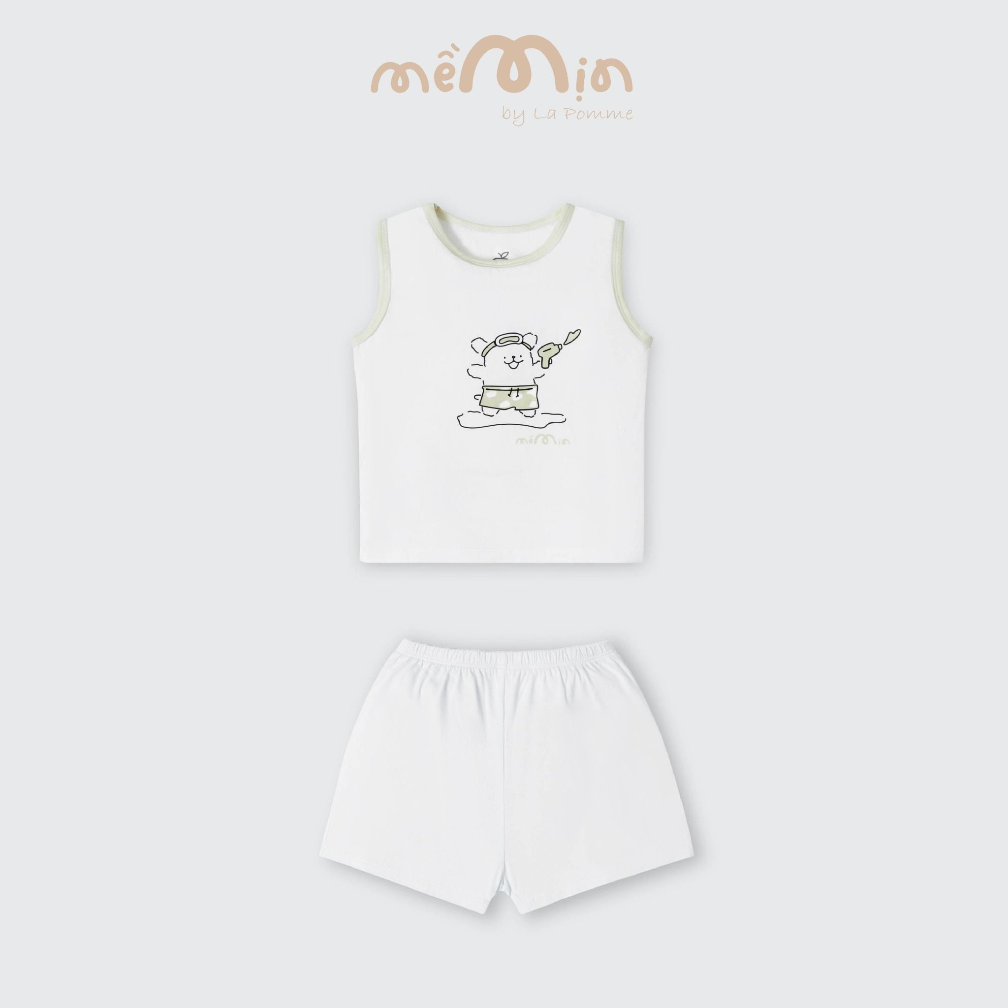  Bộ sát nách Mềm Mịn by La Pomme kỳ nghỉ hè vui nhộn 