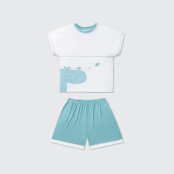  Bộ cộc tay La Pomme bạn hà mã và chim nhỏ 