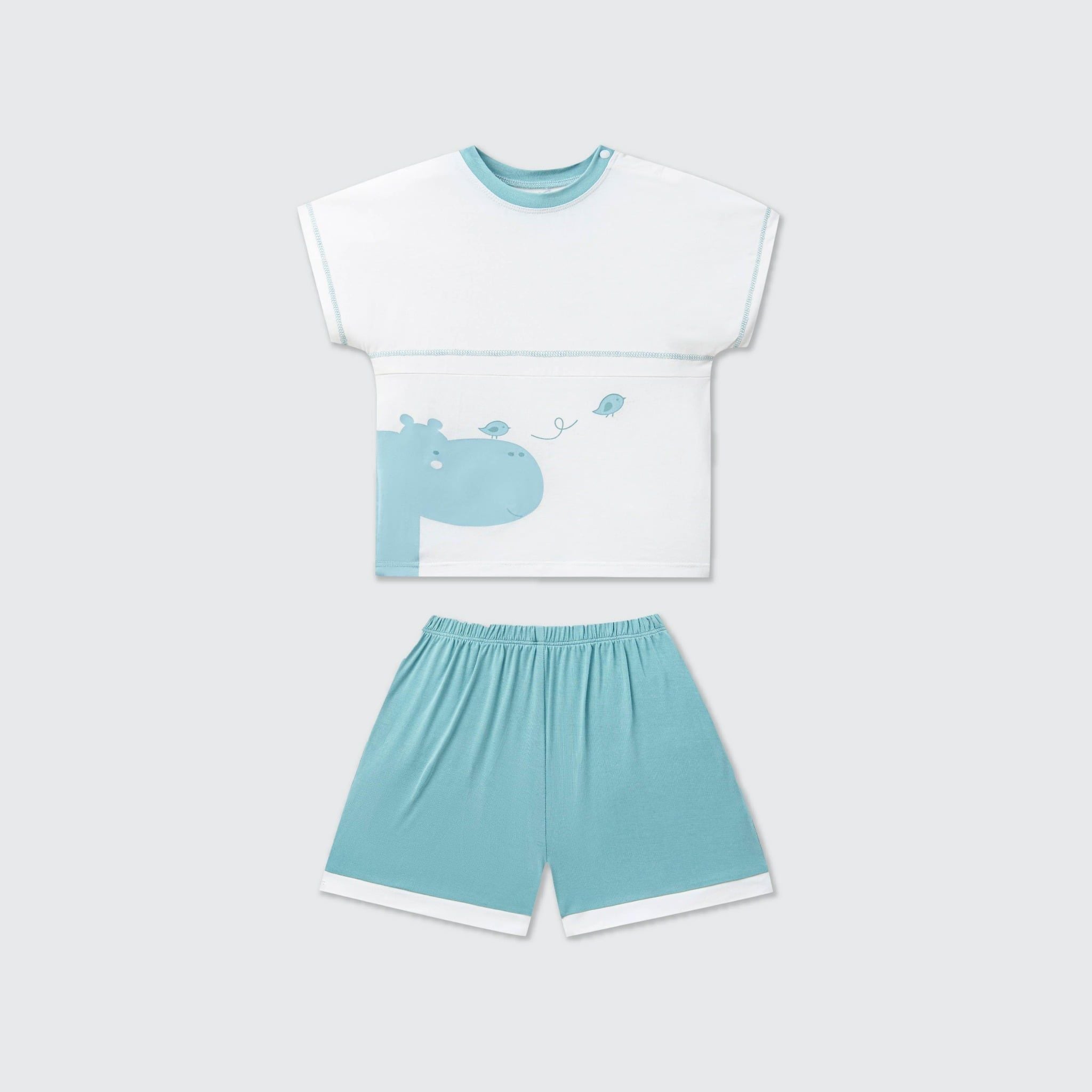  Bộ cộc tay La Pomme bạn hà mã và chim nhỏ 