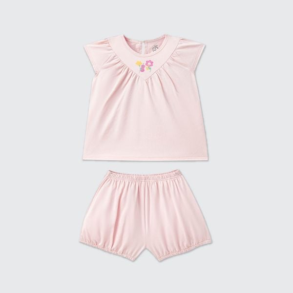  Bộ cộc tay La Pomme hoa nhỏ hát ca 