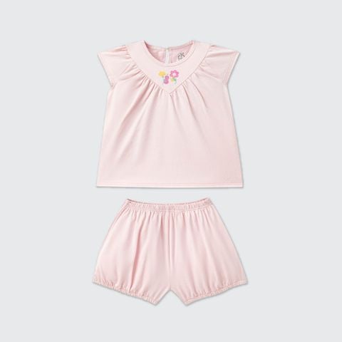  Bộ cộc tay La Pomme hoa nhỏ hát ca 