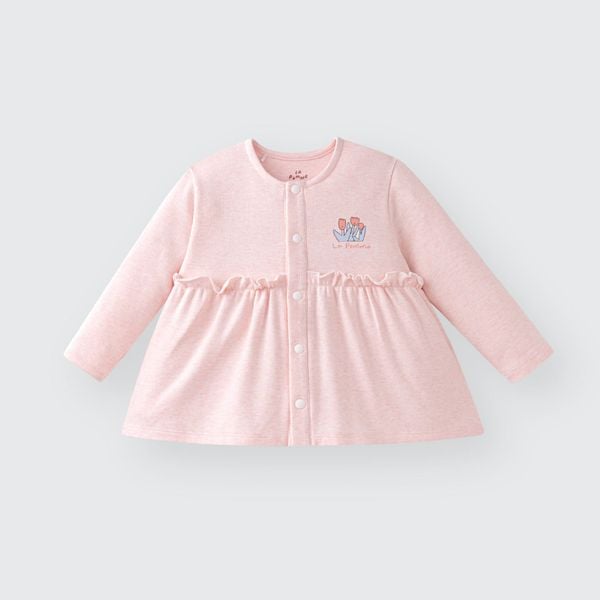  Áo khoác La Pomme babydoll khu vườn tulip của mẹ 