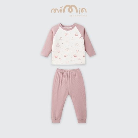  Bộ dài tay Mềm Mịn by La Pomme ngày năng động của cún con 