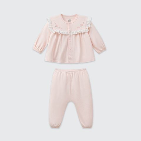  Bộ dài tay cúc giữa La Pomme vườn hoa mộng mơ 