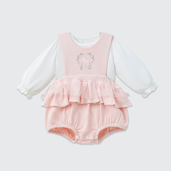  Set yếm và áo La Pomme đùa vui cùng bé 