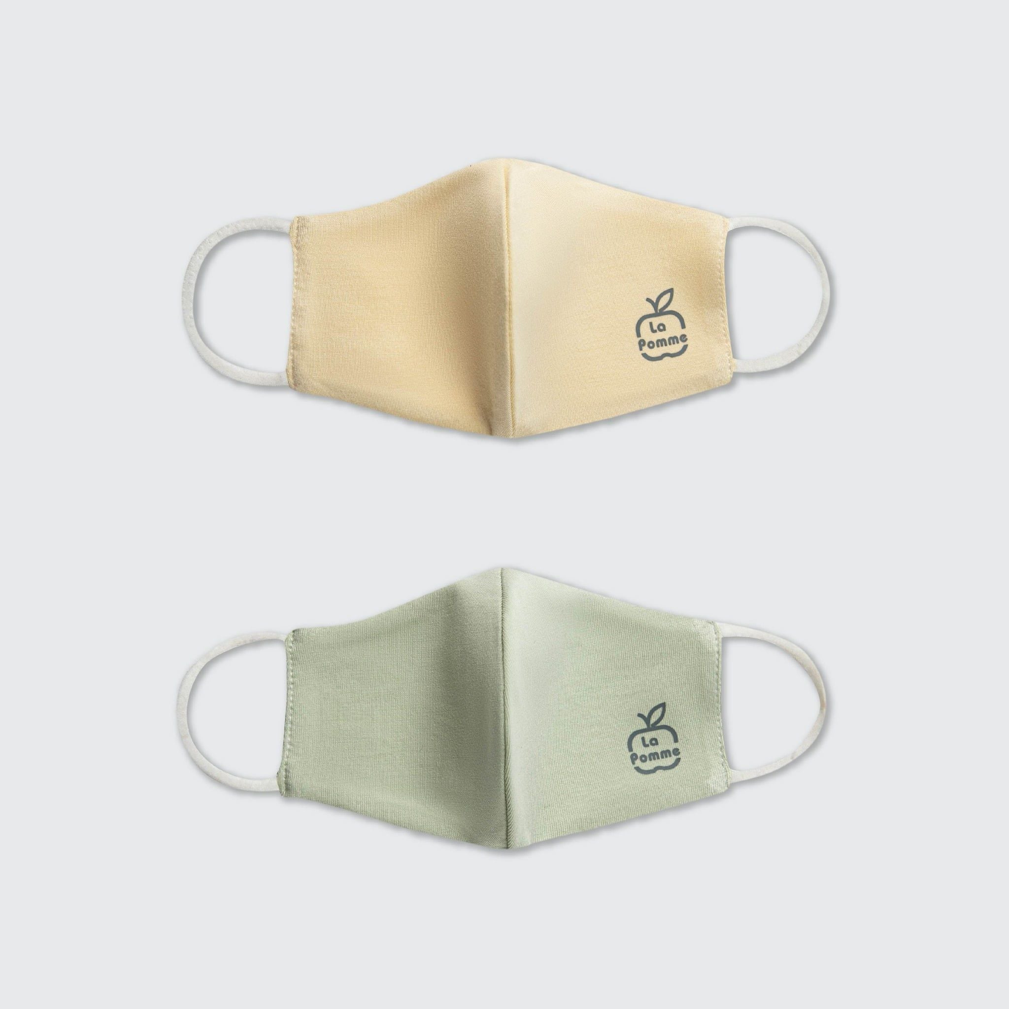  Set 2 chiếc khẩu trang cho bé La Pomme sắc màu dễ thương 