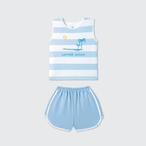  Bộ sát nách La Pomme họa tiết cùng đón bình minh lên 