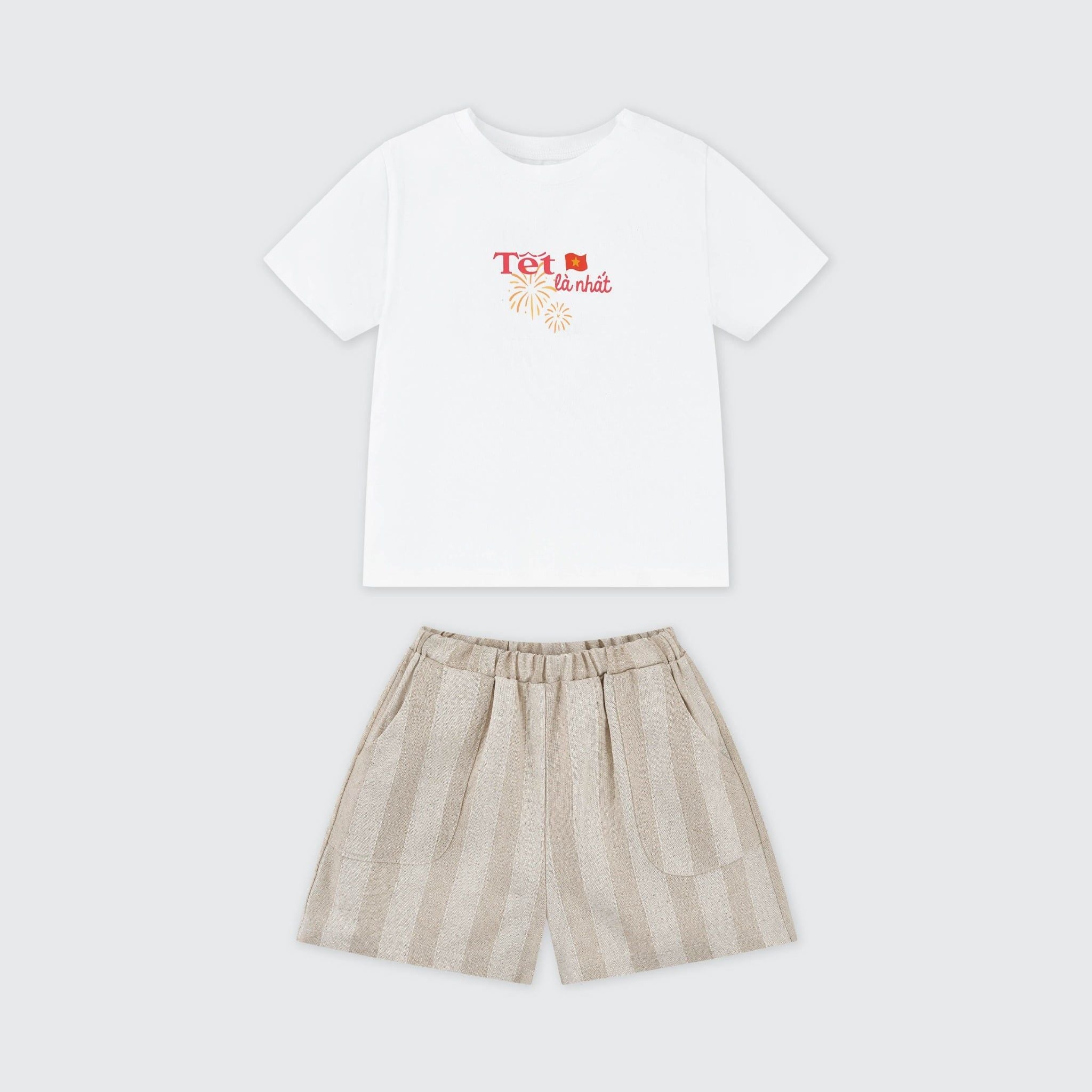  Bộ cộc tay La Pomme mầm non ngày Tết 