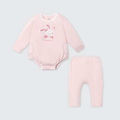  Set body chip dài tay kèm quần La Pomme thế giới vui nhộn 