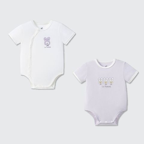  Set 2 Body chip cộc tay La Pomme thỏ con bồng bềnh 