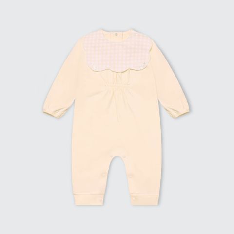  Body dài tay La Pomme yếm cổ dễ thương 