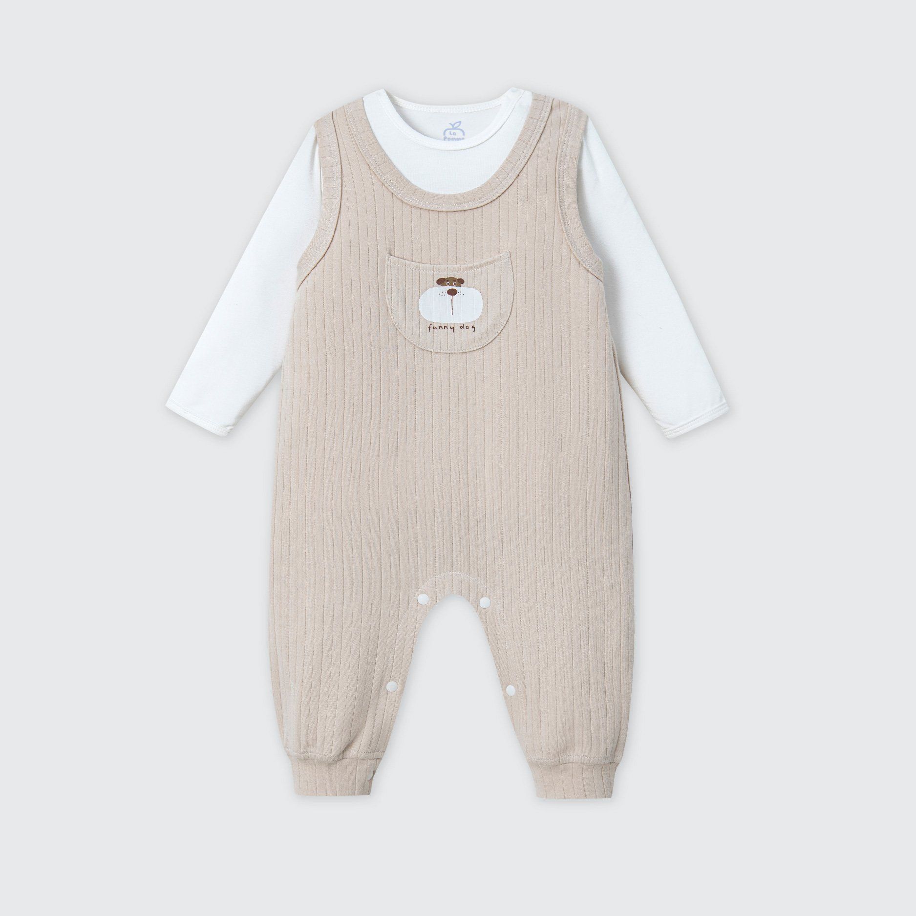  Set yếm và áo La Pomme funny dog 