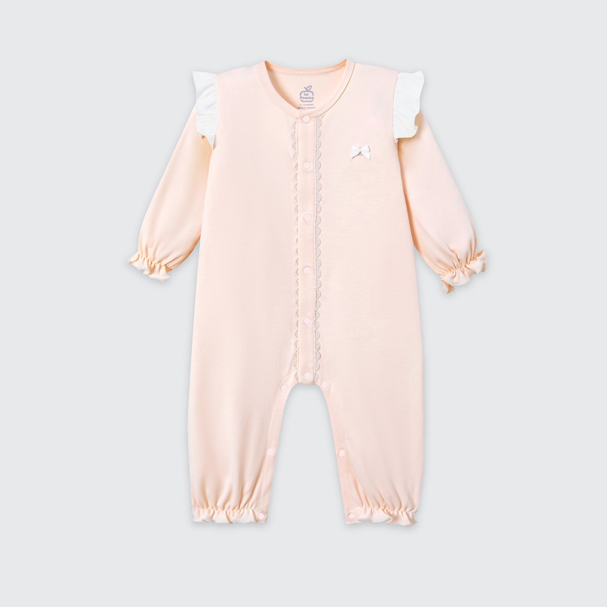  Body dài tay La Pomme phối bèo dịu dàng 