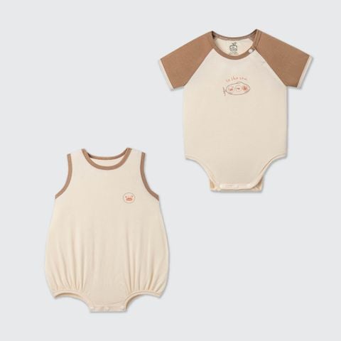  Set 2 Body chip cộc tay và sát nách La Pomme gia đình nhà cua 