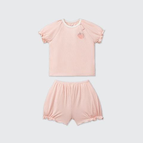  Bộ cộc tay La Pomme bèo nhún dâu tây ngọt ngào 