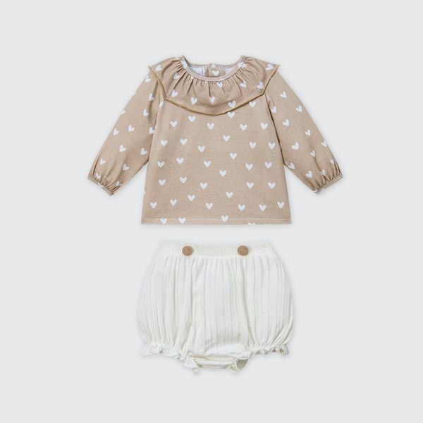  Bộ dài tay La Pomme tiểu thư đáng yêu 