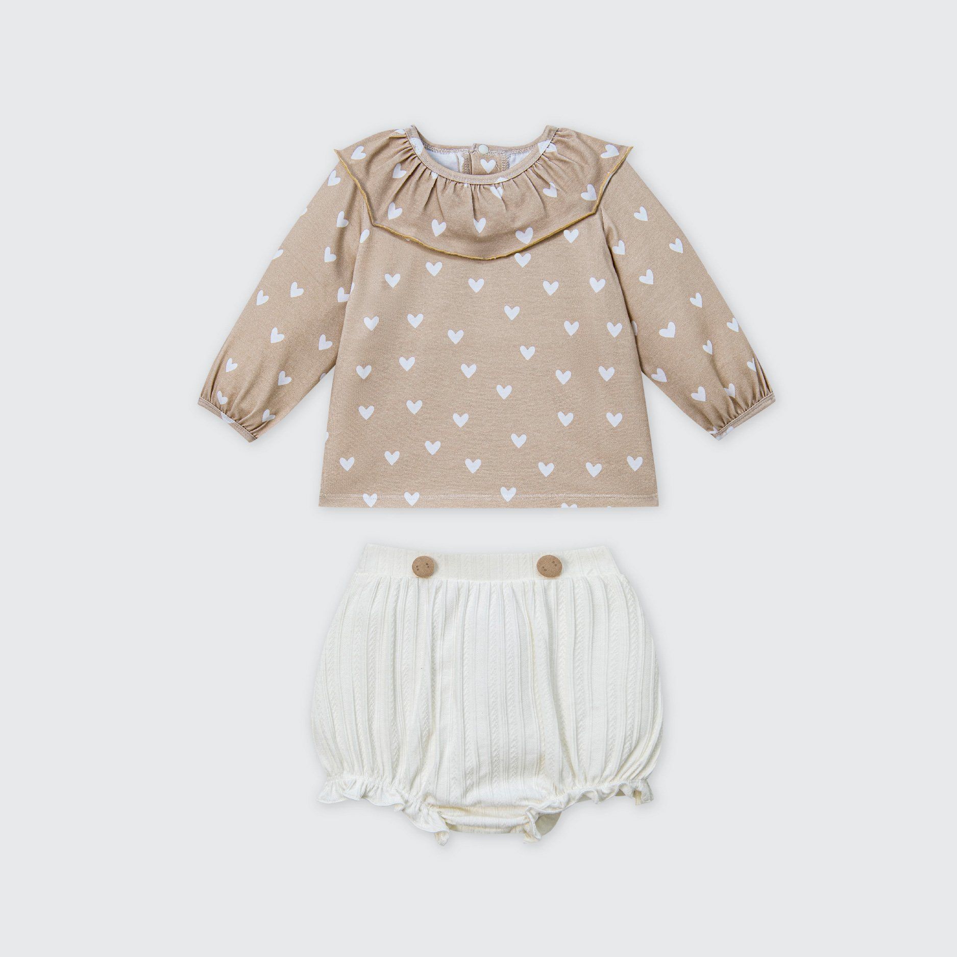  Bộ dài tay La Pomme tiểu thư đáng yêu 