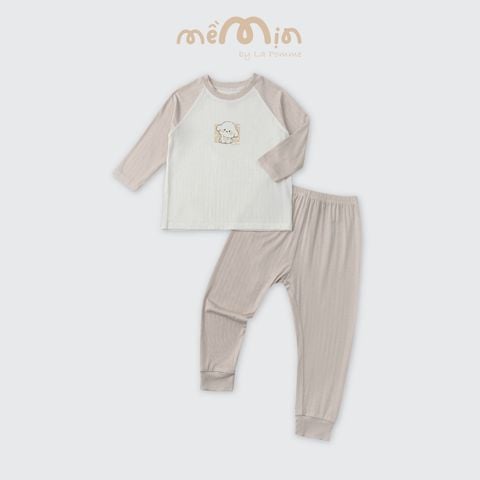  Bộ dài tay mềm mịn by La Pomme êm ái cùng puppy 