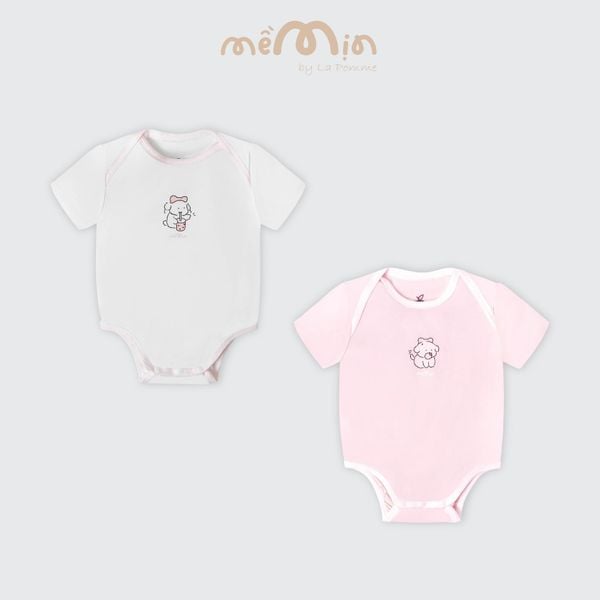  Set 2 Body chip cộc tay Mềm Mịn by La Pomme sắc màu dễ thương 