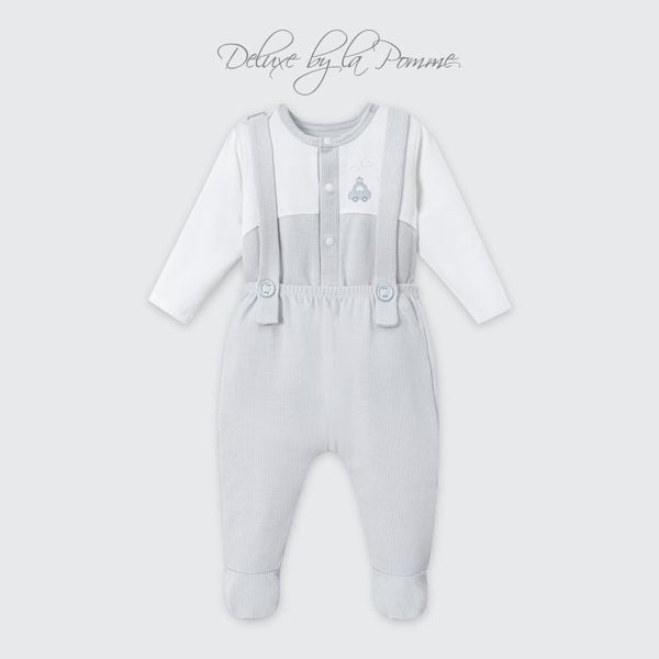  Set yếm và áo La Pomme bé vui khám phá 