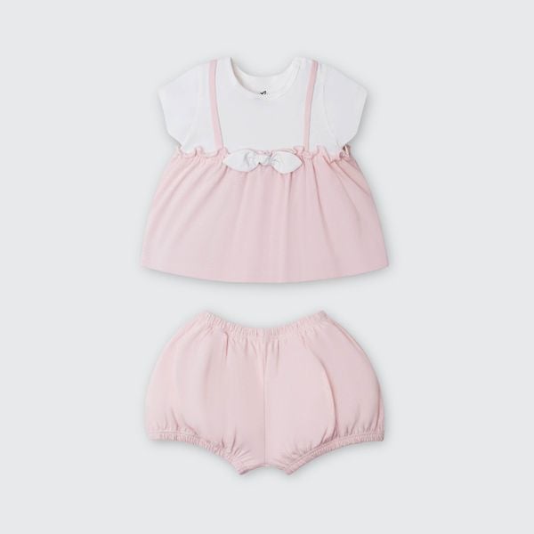  Bộ cộc tay La Pomme giả yếm tiểu thư ngọt ngào 