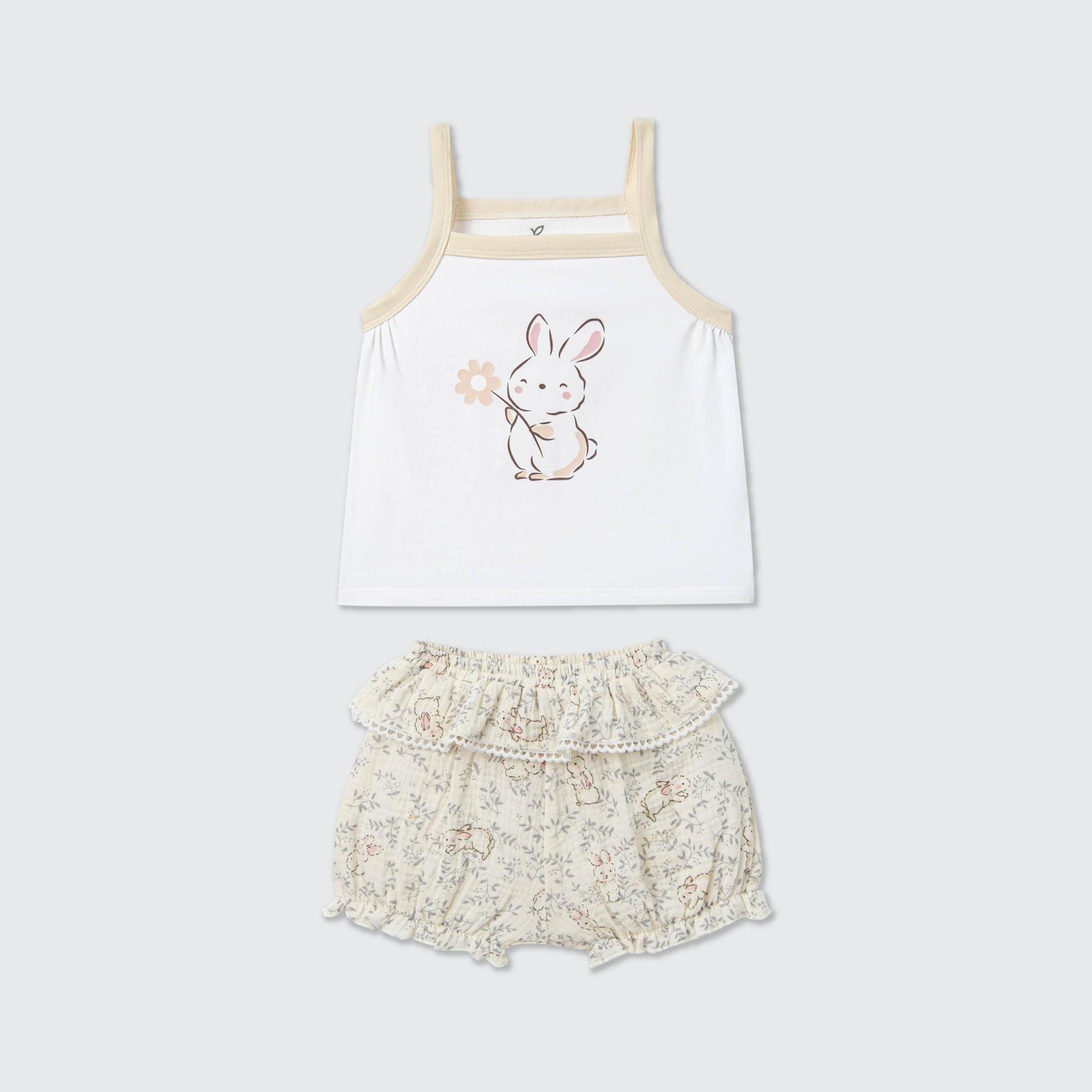  Bộ sát nách La Pomme vườn cổ tích của thỏ con 