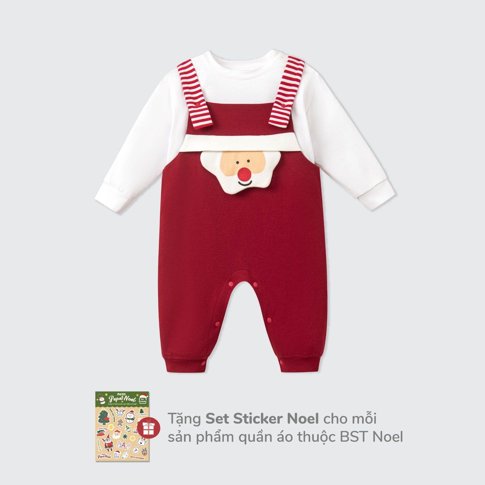  Set yếm và áo La Pomme ông già noel 