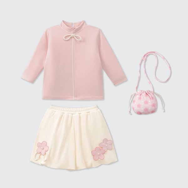  Bộ dài tay La Pomme hoa xuân dịu dàng 