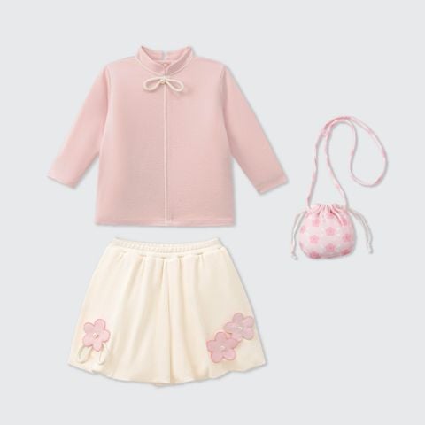  Bộ dài tay La Pomme hoa xuân dịu dàng 