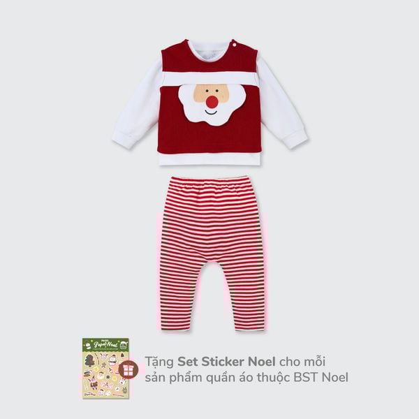  Bộ dài tay kèm áo gile La Pomme mùa an lành ghé chơi 