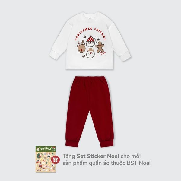  Bộ dài tay La Pomme bữa tiệc giáng sinh 