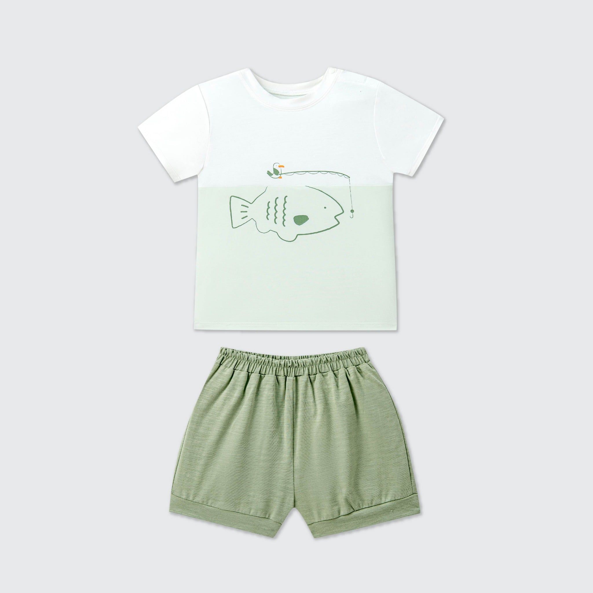  Bộ cộc tay La Pomme cùng ngồi câu cá 