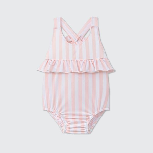  Bộ bơi liền thân La Pomme bèo nhún họa tiết ngọt ngào 