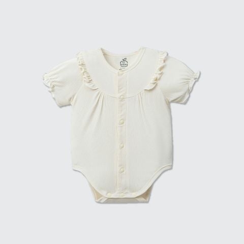  Body chip cộc tay La Pomme bèo nhún tiểu thư điệu đà 