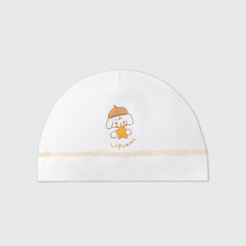  Mũ sơ sinh La Pomme bé cún lông mềm 